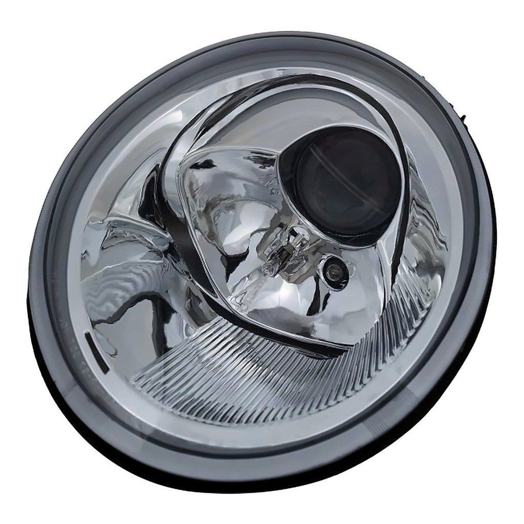 2002-2004 Volkswagen Beetle Passenger Side Head Lamp, vw2503121. Front view.