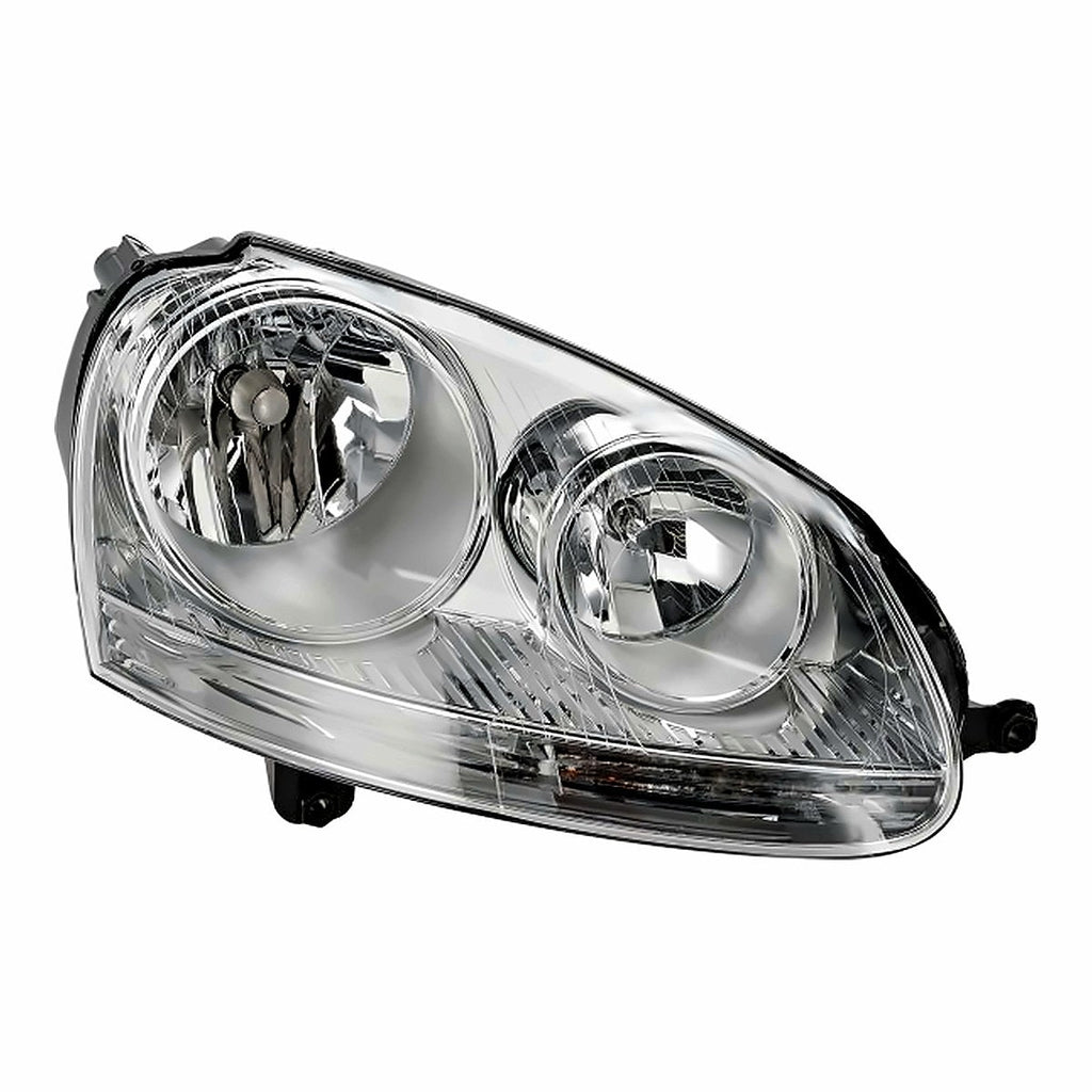 2005-2010 Volkswagen Jetta Passenger Side Head Lamp, vw2503127. Front view.
