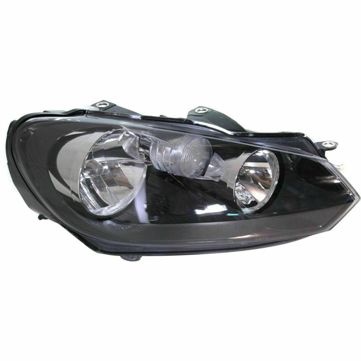2010-2014 Volkswagen Golf Head Lamp Passenger Side Halogen Hella Type , VW2503144. Precision fitment for collision repair.