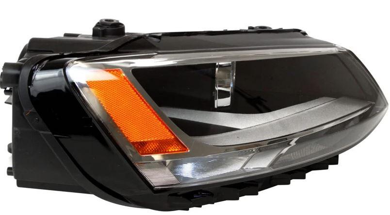 2011-2016 Volkswagen Jetta Head Lamp Passenger Side Halogen , VW2503146. Designed for OEM alignment.