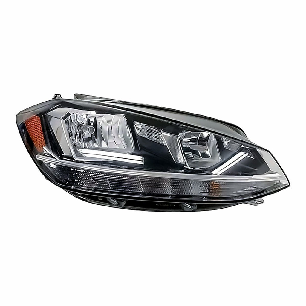 2018-2019 Volkswagen Golf Sportwagen Passenger Side Head Lamp, vw2503176. Front view.