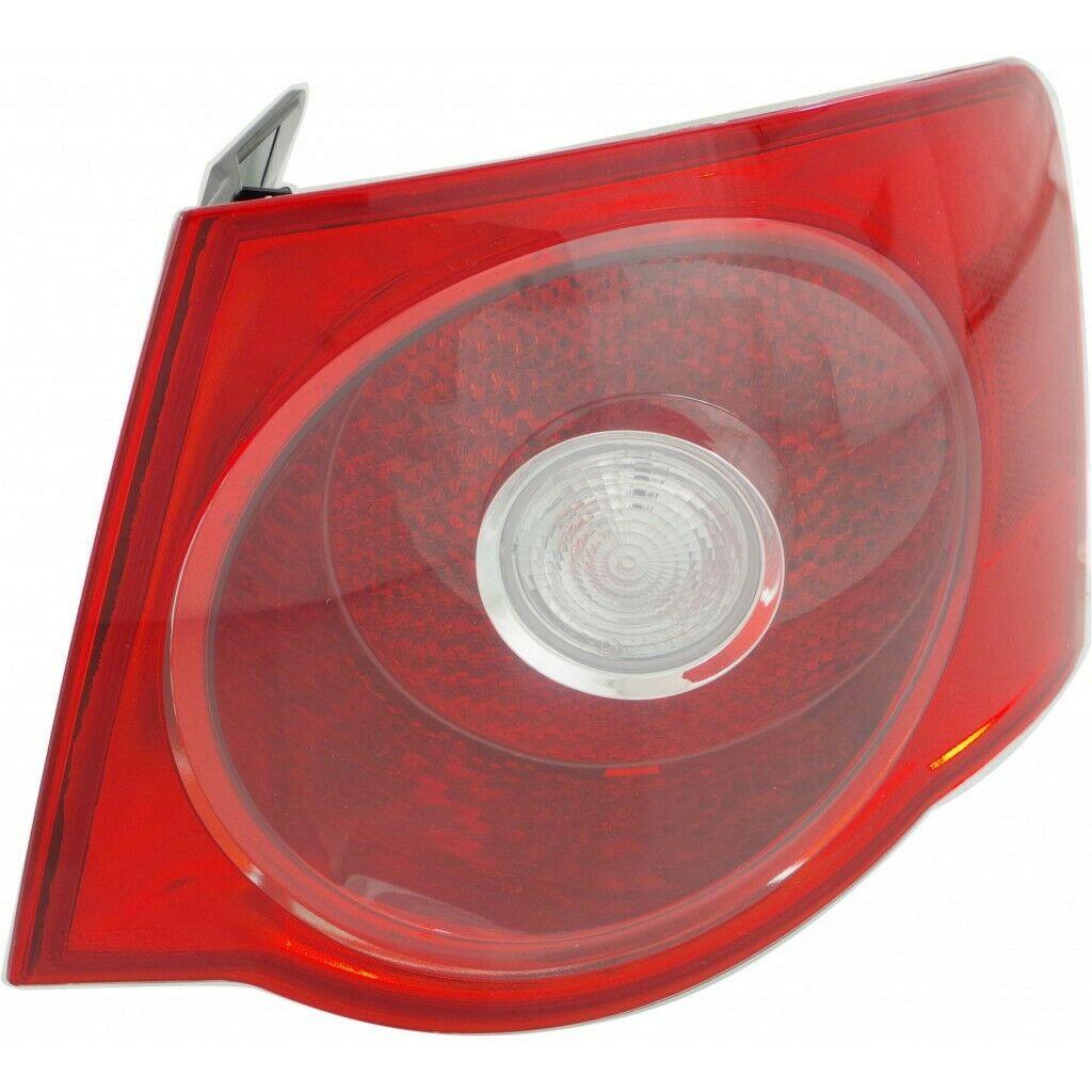 2005-2007 Volkswagen Jetta Tail Lamp Passenger Side (Red Lens) , VW2801123. OEM-style replacement.