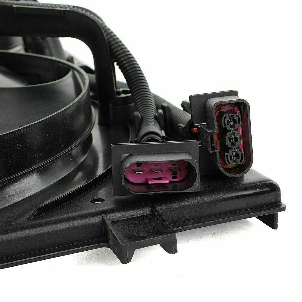 1999-2005 Volkswagen Jetta Cooling Fan Assy 1.8/1.9/2.0L , VW3115103. Designed for OEM alignment.