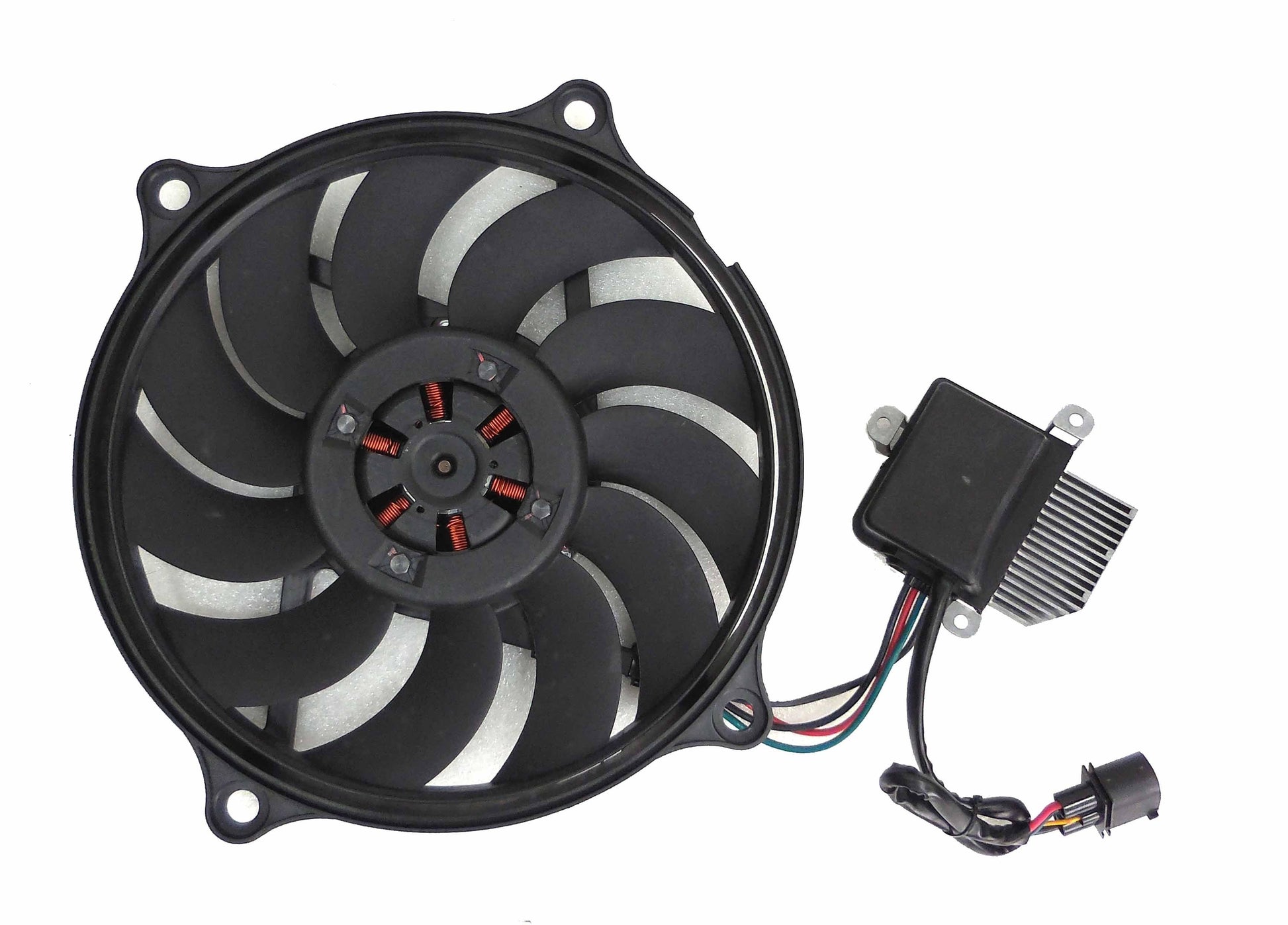 2006-2010 Volkswagen Beetle Radiator Fan Assy , VW3115108. Lightweight yet durable construction.