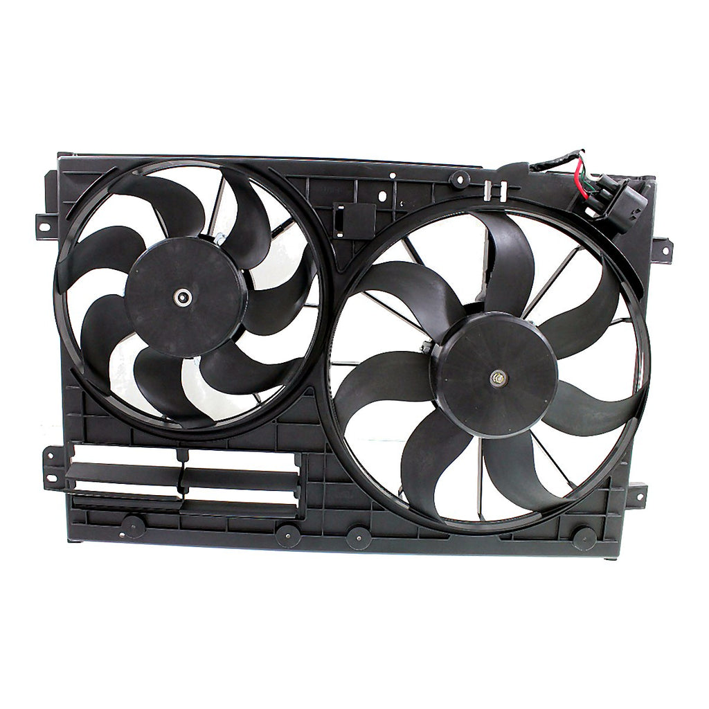 2011-2014 Volkswagen Jetta Cooling Fan, vw3115114. Front view.