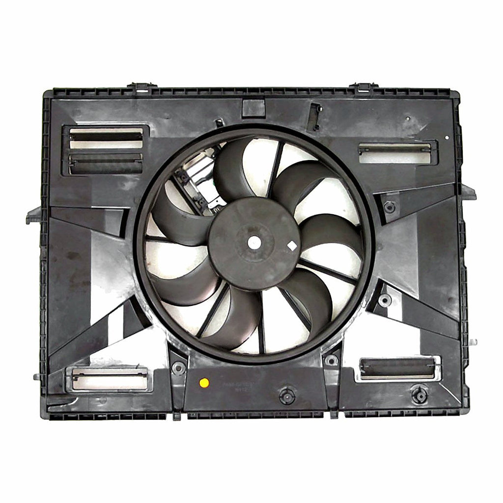2007-2010 Volkswagen Touareg Cooling Fan, vw3115116. Front view.