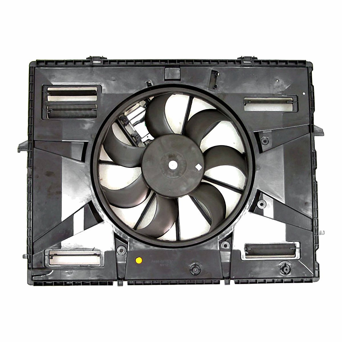 2007-2010 Volkswagen Touareg Cooling Fan, vw3115116. Front view.