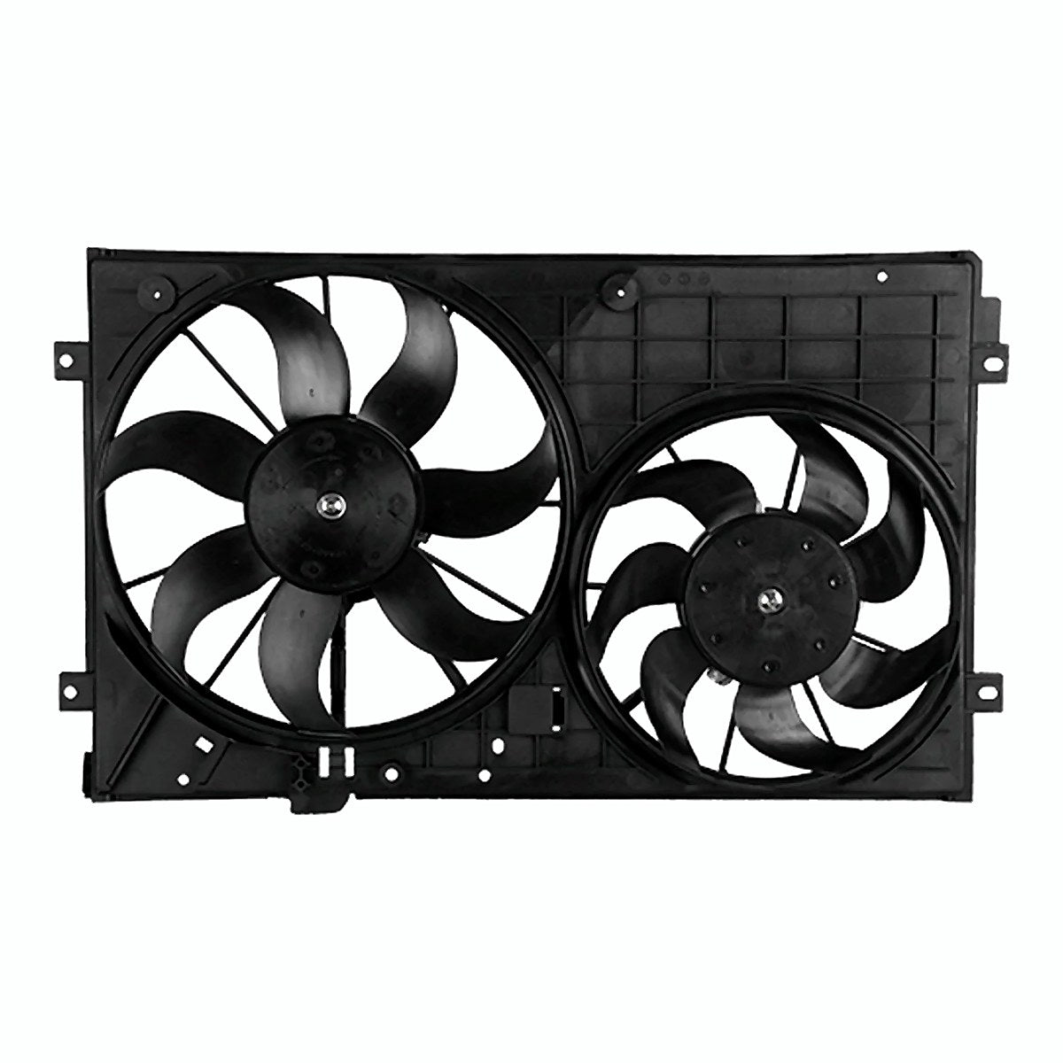 2011-2015 Volkswagen Jetta Cooling Fan, vw3120100. Front view.