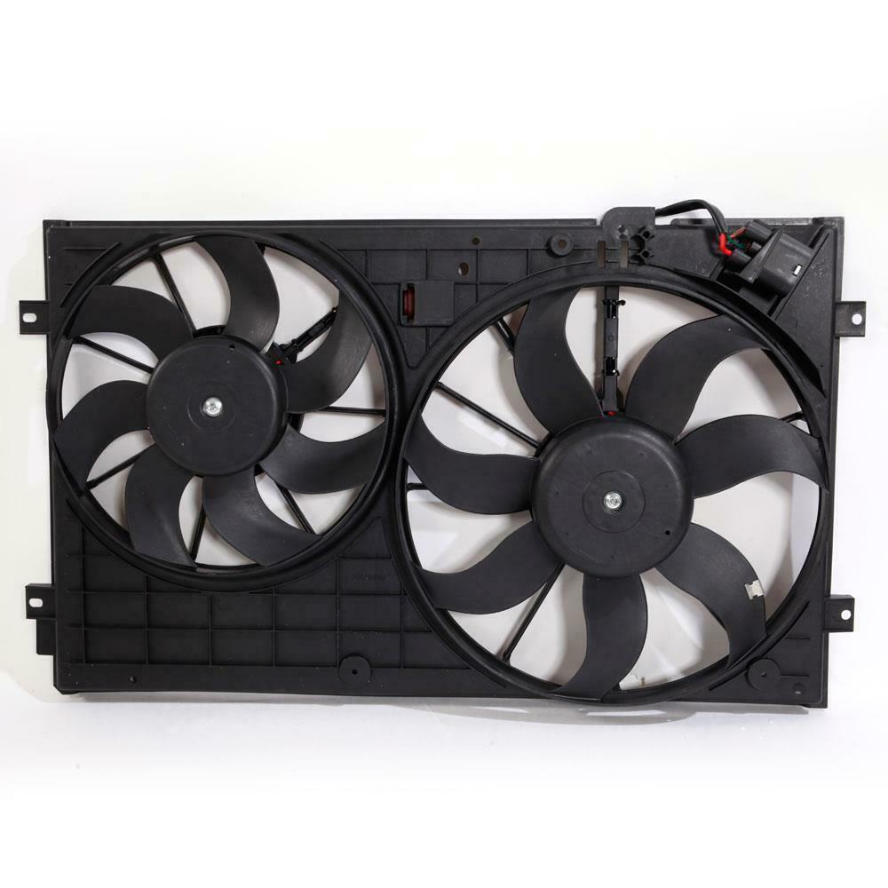 2006-2009 Volkswagen Rabbit Cooling Fan Assy 2.5L , VW3120100. Exact fit for vehicle restoration.